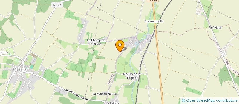 localisation de l'entreprise ROTISSERIE LOIC ET M  MAZERAY