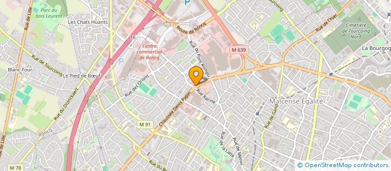 localisation de l'entreprise ROTISSERIE MEZ  TOURCOING