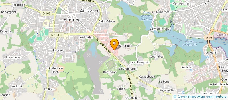 localisation de l'entreprise ROTISSERIE MORBIHANNAISE à PLOEMEUR
