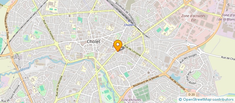 localisation de l'entreprise ROTISSERIE PIPOULETTE 2 à CHOLET
