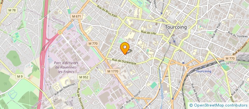 localisation de l'entreprise ROTISSERIE RM SALAH AD DIN à TOURCOING