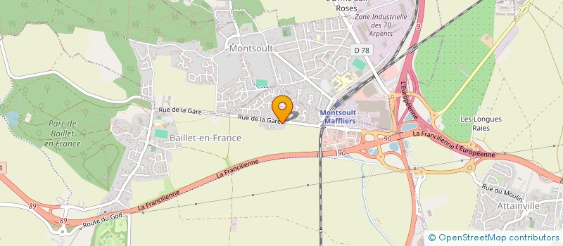 localisation de l'entreprise ROTISTEL à BAILLET-EN-FRANCE