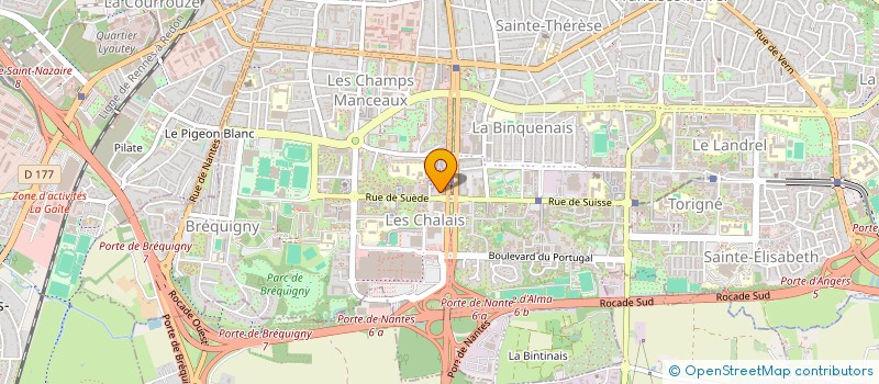 localisation de l'entreprise ROTO 53 à RENNES