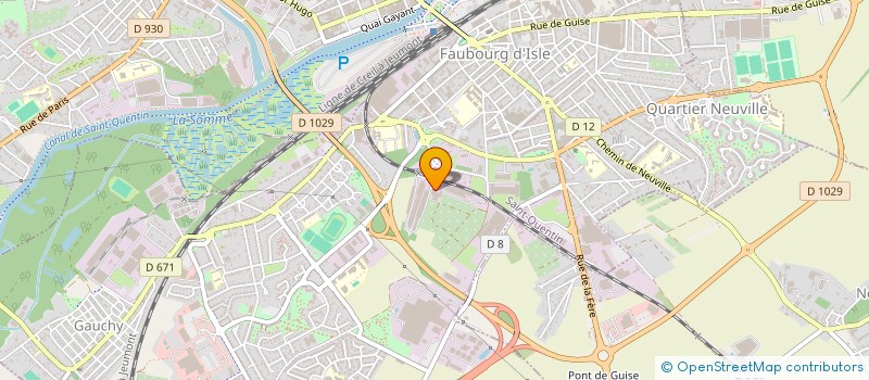 localisation de l'entreprise ROTO AISNE SN à GAUCHY