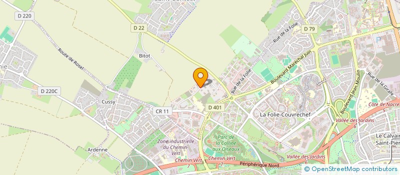 localisation de l'entreprise ROTOFRANCE à SAINT-CONTEST