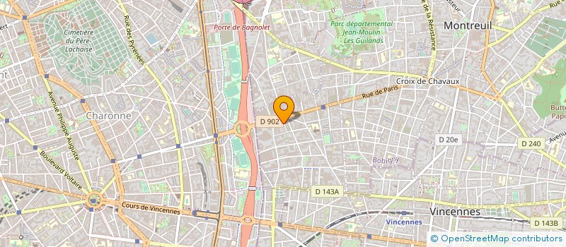localisation de l'entreprise ROTOGRAPHIE à MONTREUIL