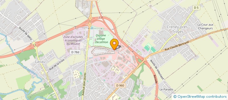 localisation de l'entreprise ROTOMAGUS  PONT-SAINTE-MARIE