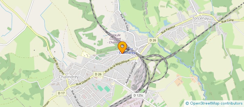 localisation de l'entreprise ROTONDE 52 à CHALINDREY