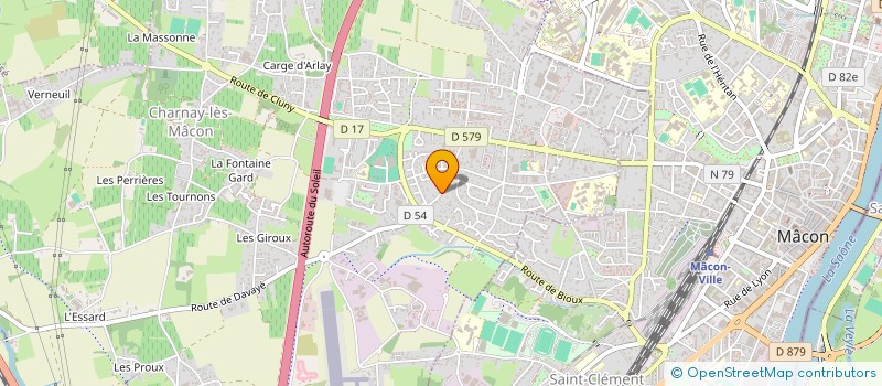 localisation de l'entreprise ROTONDE à CHARNAY-LES-MACON