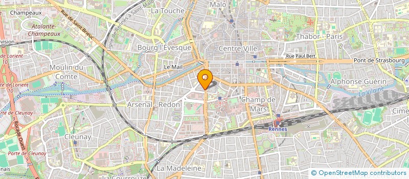 localisation de l'entreprise ROTONDE IMMOBILIER  RENNES