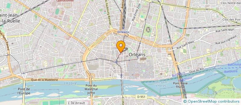 localisation de l'entreprise ROTONDE PATRIMOINE à ORLEANS