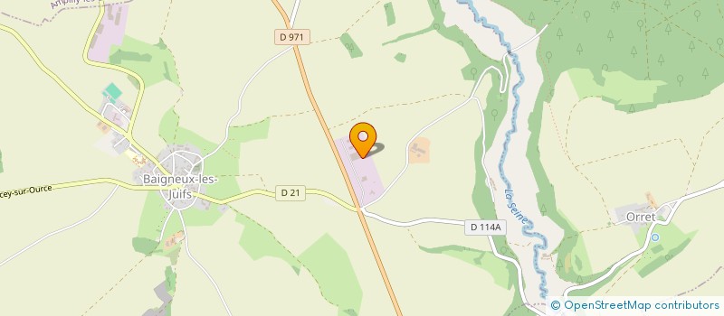 localisation de l'entreprise ROTONDO  BAIGNEUX-LES-JUIFS