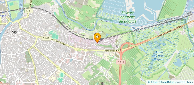 localisation de l'entreprise ROTONDO  AGDE