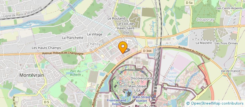 localisation de l'entreprise ROTOTECHNIX à CHESSY