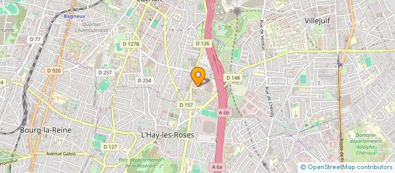 localisation de l'entreprise ROTRANS à L'HAY-LES-ROSES
