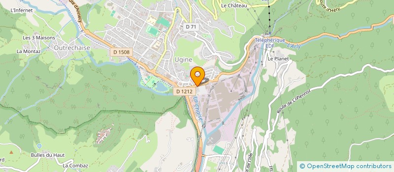 localisation de l'entreprise ROTROG  ALBERTVILLE