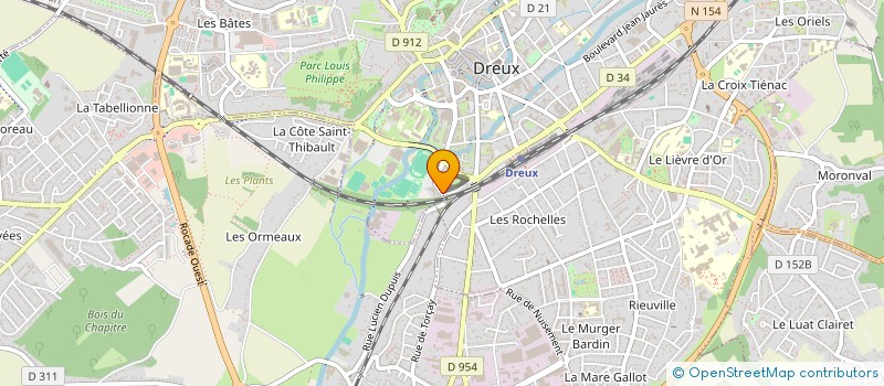 localisation de l'entreprise ROTROU & CIE à DREUX