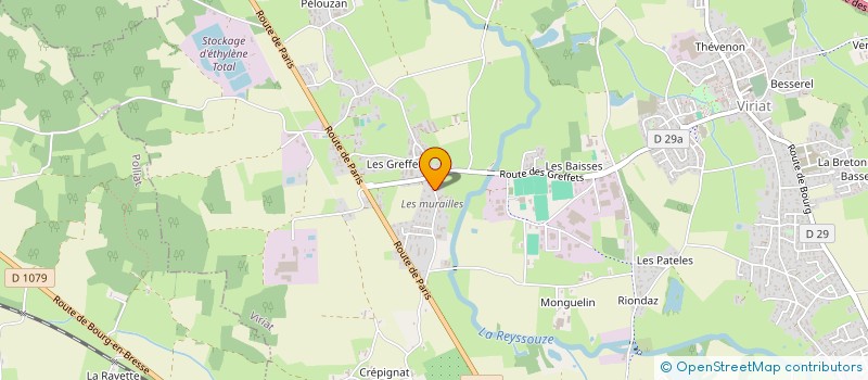 localisation de l'entreprise ROTTANGO INVESTISSEMENT à VIRIAT