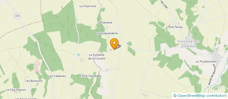 localisation de l'entreprise ROTTIER   FONTAINE-LES-COTEAUX