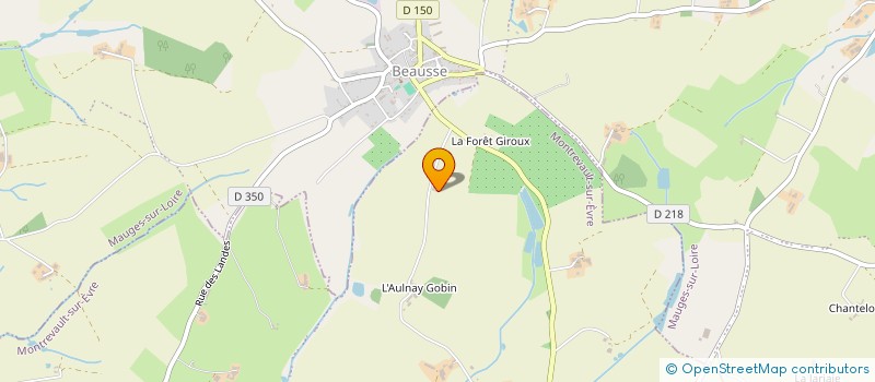 localisation de l'entreprise ROTUREAU JEAN-MARIE  BEAUPREAU-EN-MAUGES