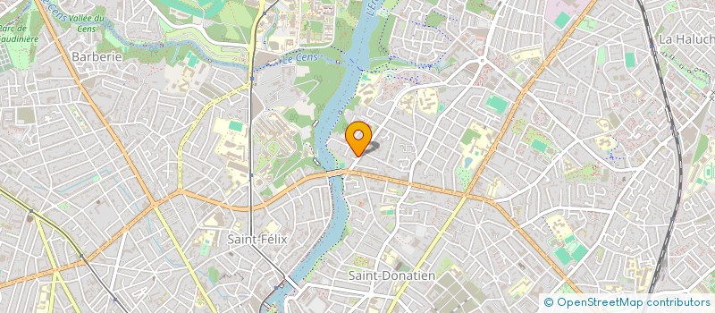 localisation de l'entreprise ROUAGES à NANTES