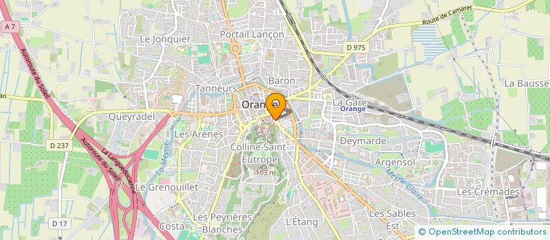 localisation de l'entreprise ROUAIC à ORANGE