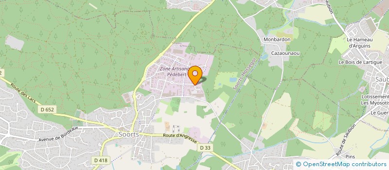 localisation de l'entreprise ROUAIX INVEST  SOORTS-HOSSEGOR