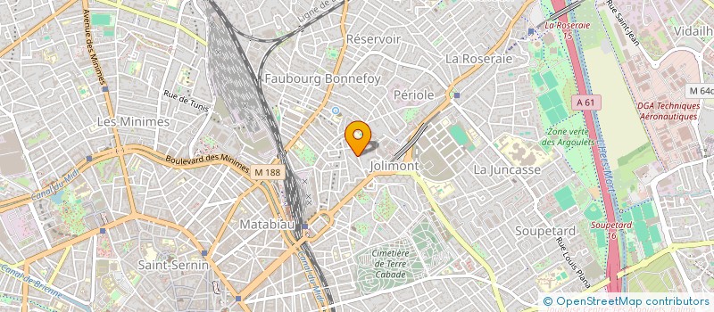 localisation de l'entreprise ROUAIX-VALLES à TOULOUSE