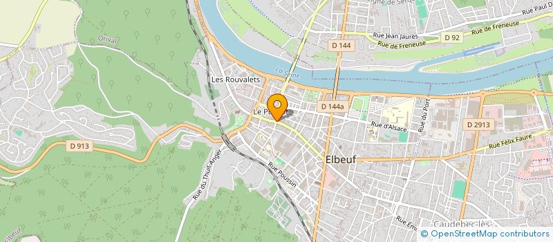 localisation de l'entreprise ROUALEC à ELBEUF