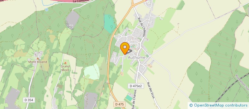 localisation de l'entreprise ROUANDE  AUTHUME