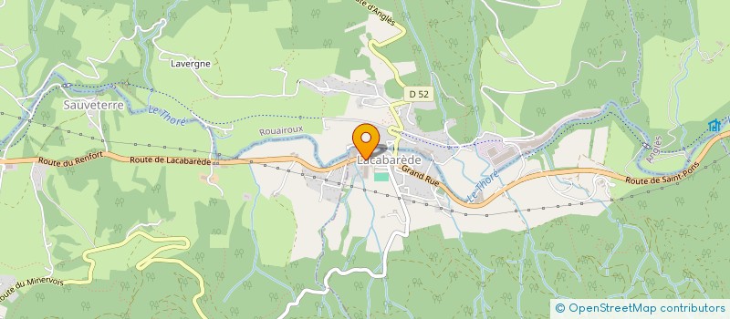 localisation de l'entreprise ROUANET CHABBERT  LACABAREDE