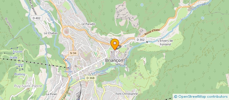 localisation de l'entreprise ROUANET FRERES 1-4 à BRIANCON