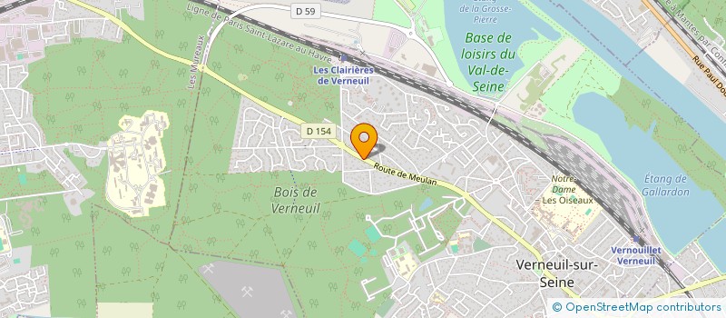 localisation de l'entreprise ROUANET PATRIMOINE  VERNEUIL-SUR-SEINE