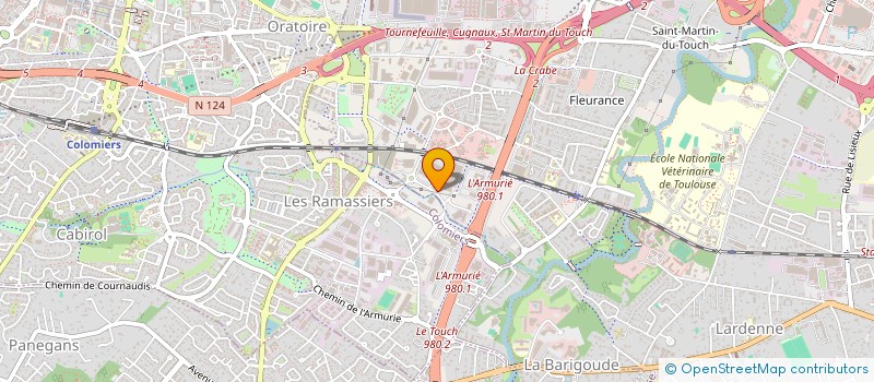 localisation de l'entreprise ROUARC à TOULOUSE