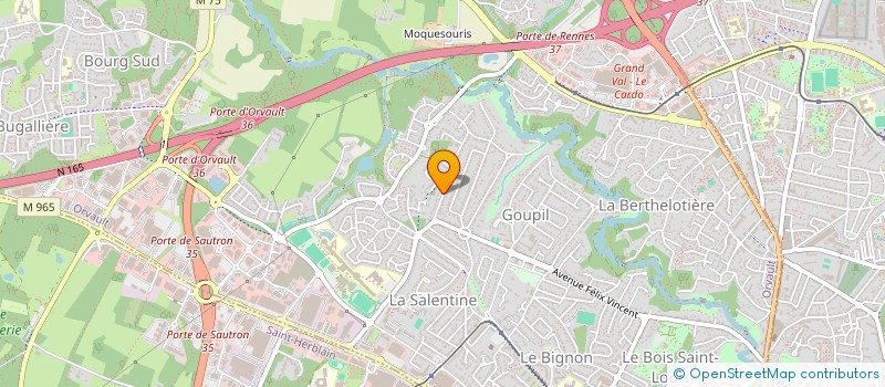 localisation de l'entreprise ROUAT ET COMPAGNIE à ORVAULT