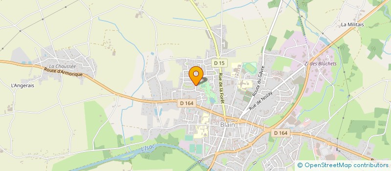 localisation de l'entreprise ROUAUD COUVERTURE  BLAIN