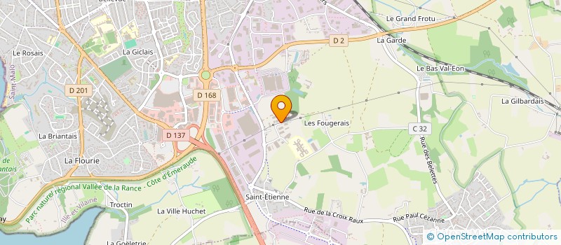 localisation de l'entreprise ROUAUD LE BIHAN  SAINT-MALO