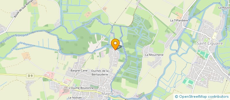 localisation de l'entreprise ROUAUD-MARTIN  MAGNE