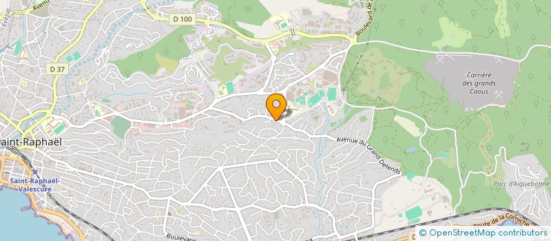 localisation de l'entreprise ROUAULT ALAIN & SUMO MICHEL  SAINT-RAPHAEL