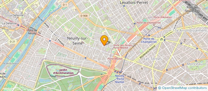 localisation de l'entreprise ROUAZE à NEUILLY-SUR-SEINE
