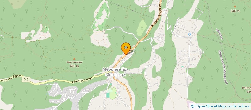 localisation de l'entreprise ROUBA D ET G  FORCALQUEIRET