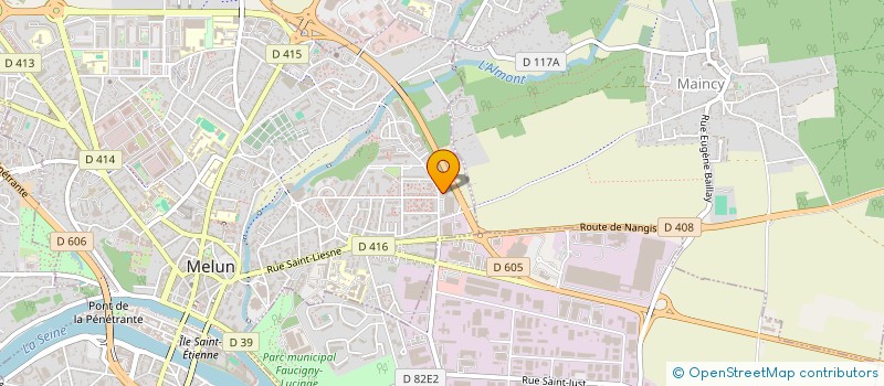 localisation de l'entreprise ROUBA DISTRIBUTION à MELUN