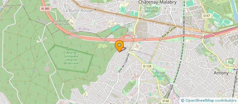 localisation de l'entreprise ROUBAB à VERRIERES-LE-BUISSON