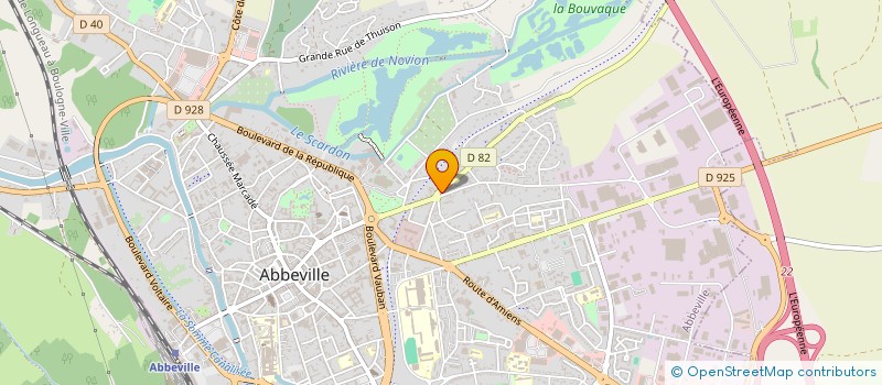 localisation de l'entreprise ROUBAIX CENTRE - LHDF à VILLENEUVE-D'ASCQ