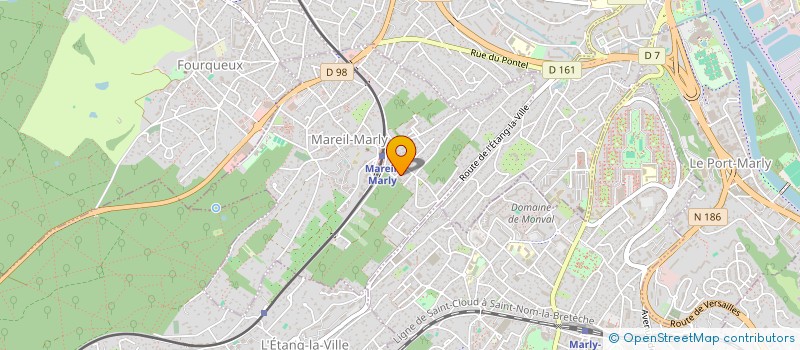 localisation de l'entreprise ROUBAT SARL  MAREIL-MARLY