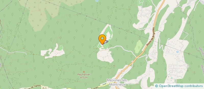 localisation de l'entreprise ROUBAUD  MEOUNES-LES-MONTRIEUX