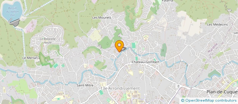 localisation de l'entreprise ROUBAUD à MARSEILLE