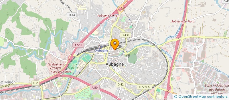 localisation de l'entreprise ROUBAUD - LE BAIL à AUBAGNE