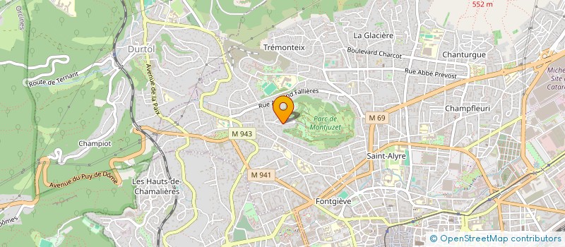 localisation de l'entreprise ROUBEL  CLERMONT-FERRAND