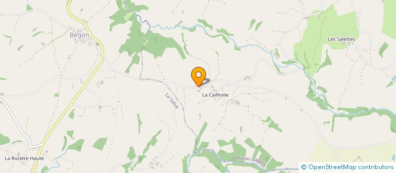 localisation de l'entreprise ROUBELLAT ENERGIE  AURIAC-LAGAST